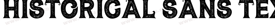 Historical Sans Textured字体转换